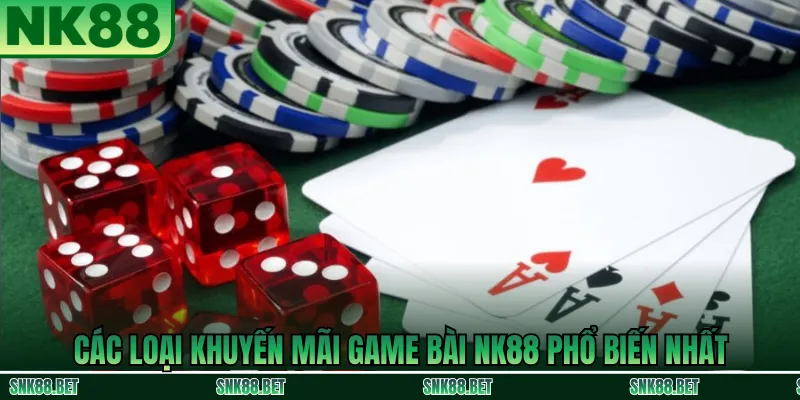Các loại khuyến mãi game bài NK88 đang được áp dụng