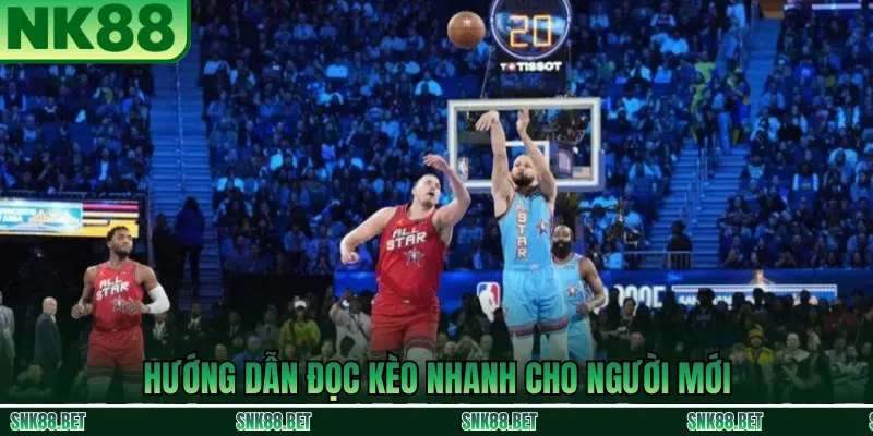 Hướng dẫn đọc kèo bóng rổ cho người mới: kèo chấp và kèo tài xỉu tại NK88
