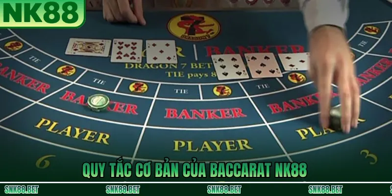 Quy tắc cơ bản Baccarat NK88: cách tính điểm, rút lá thứ ba và các cửa cược phổ biến