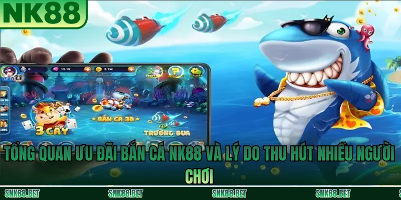 Tổng quan ưu đãi bắn cá NK88 dành cho người chơi mới và lâu năm